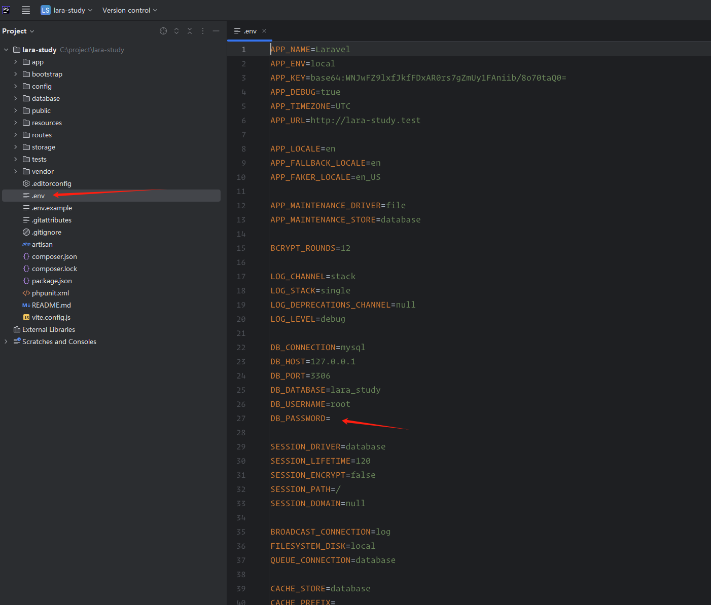 配置資料庫 laravel 入門學習