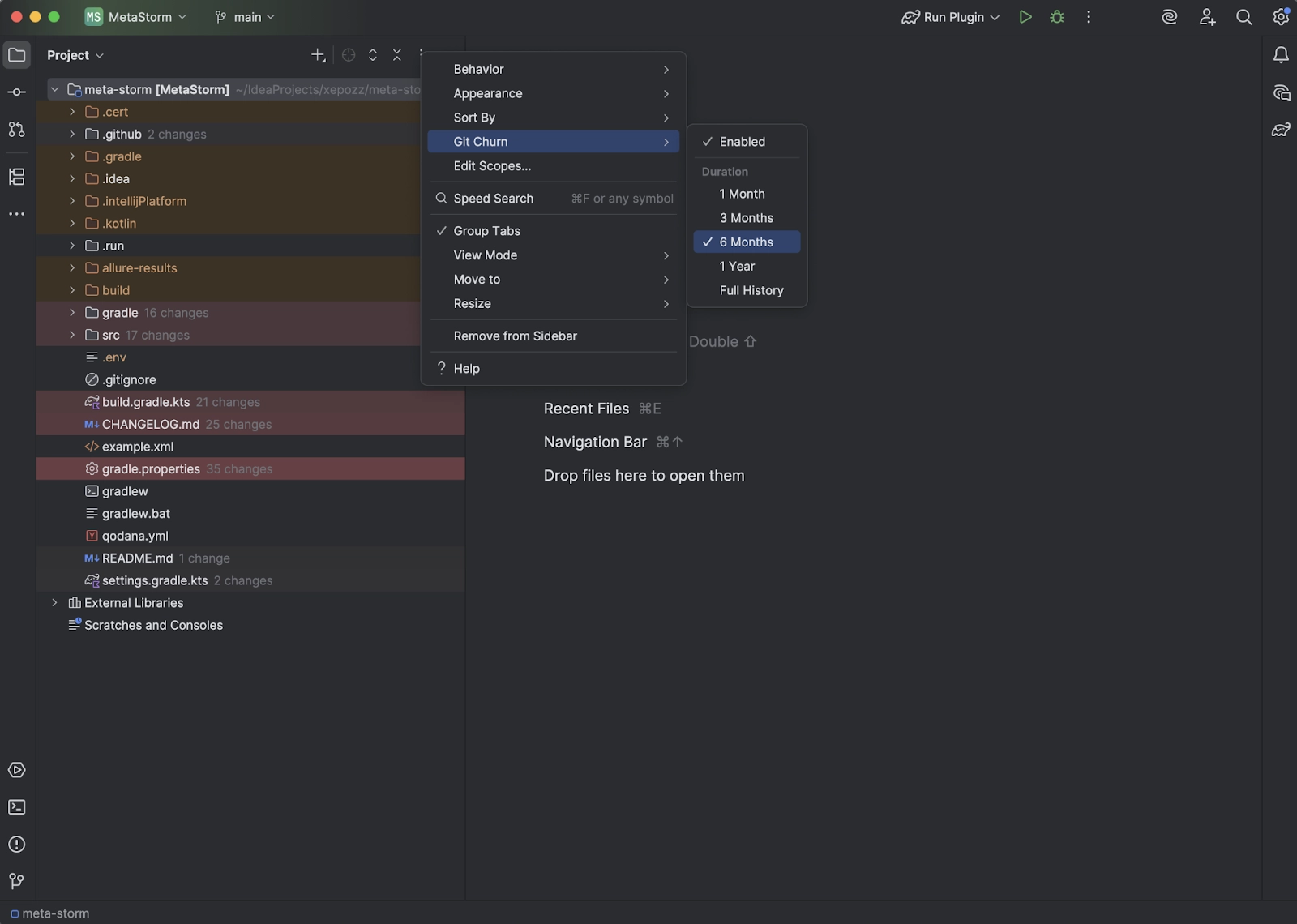 PHP 开发中 你可能不知道的非常好用 PhpStorm 插件 - Git Churn plugin